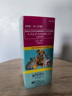 LC-Vit Syrup vitamins for dogs, cats, poultry, rabbits, hamsters