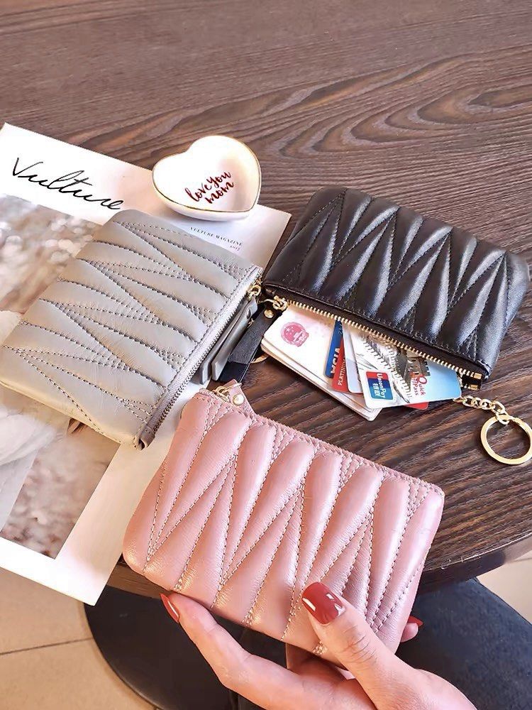 Purse with shop card holder