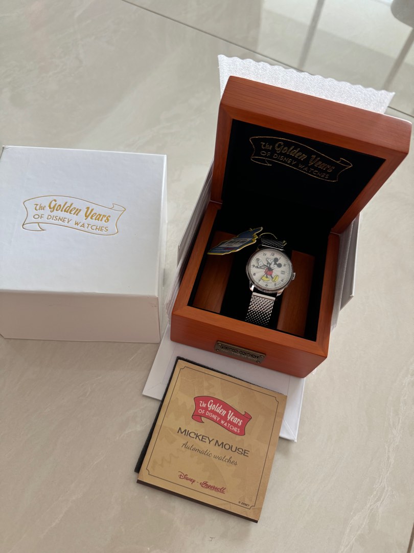 Limited Edition Ingersoll Disney Mickey Mouse Watch Luxury
