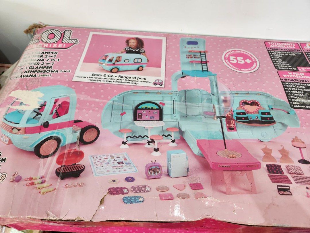 Lol Surprise camper van blue Hobbies Toys Toys Games on