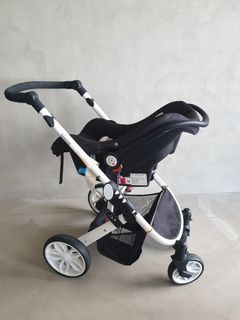 Looping Sydney (White frame) and car seat package