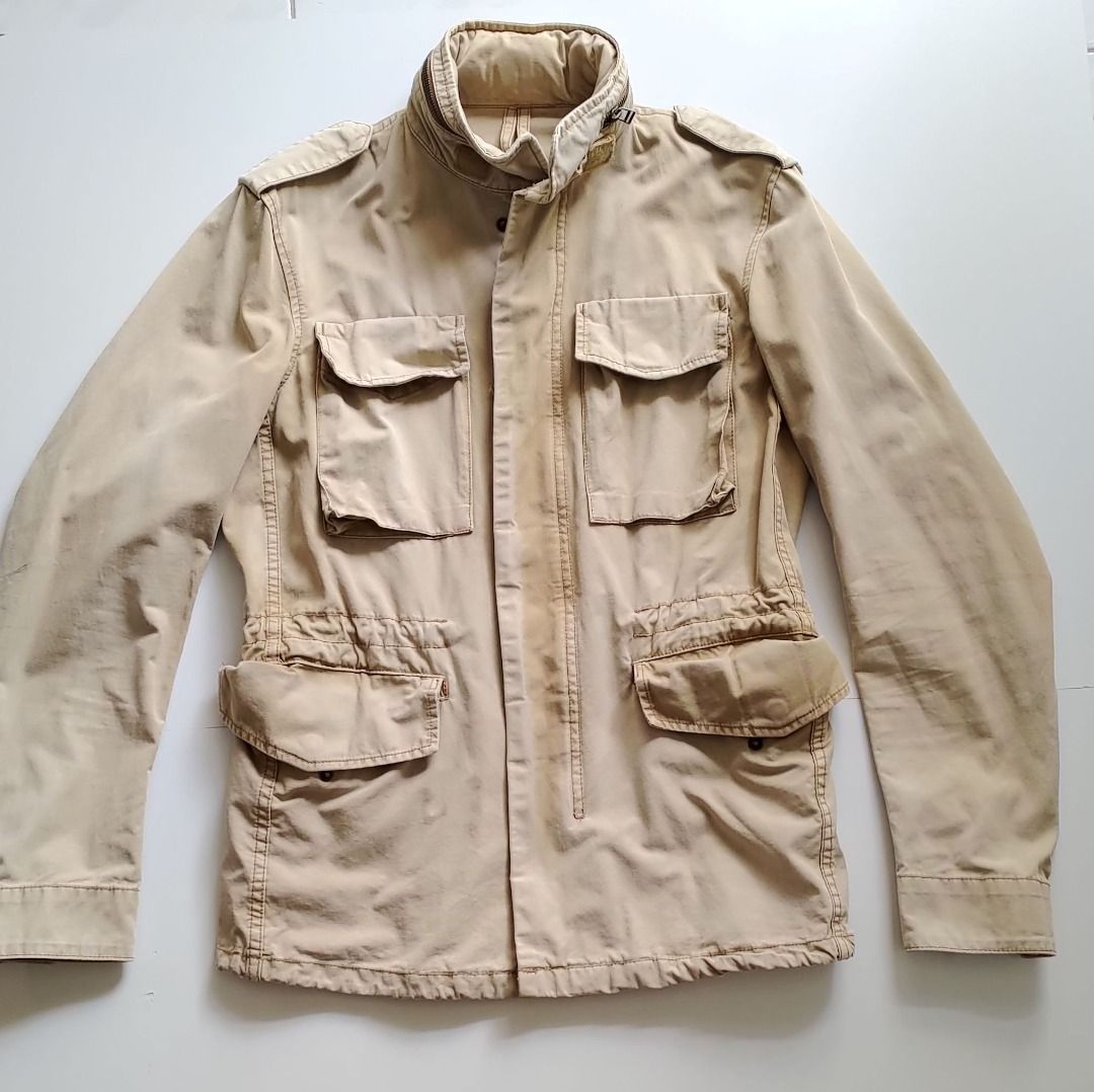 M65 military army field jacket by H M for men M65