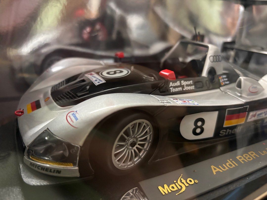 Maisto Audi R8R Le Mans 1999 (1:18 scale), Hobbies & Toys, Toys 