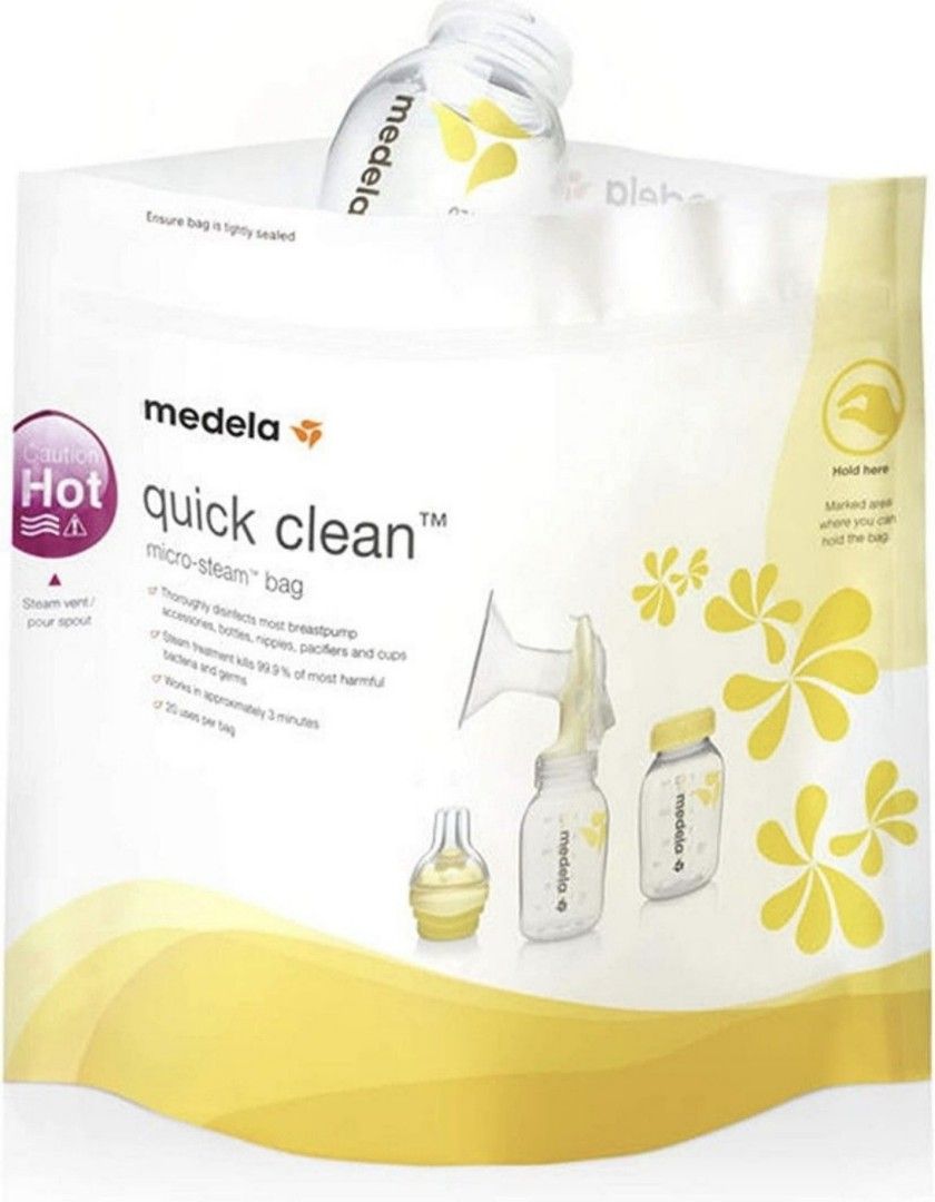 Medela Quick Clean Microwave Bags (3pcs only) (Category: Breastfeeding & Bottle Feeding) located in Manila. Submitted by little_ek_house (Listing ID 1279492412, Image 2). Description: Selling: Medela Quick Clean Microwave Bags 3pcs only UK imported 🍼Price: 350pesos🍼 💛Fast and convenient cleaning of breast pump parts or accessories 💛Eliminate germs and bacteria: Steam cleaning is effective in removing 99.9% of common germs and bacteria, so you