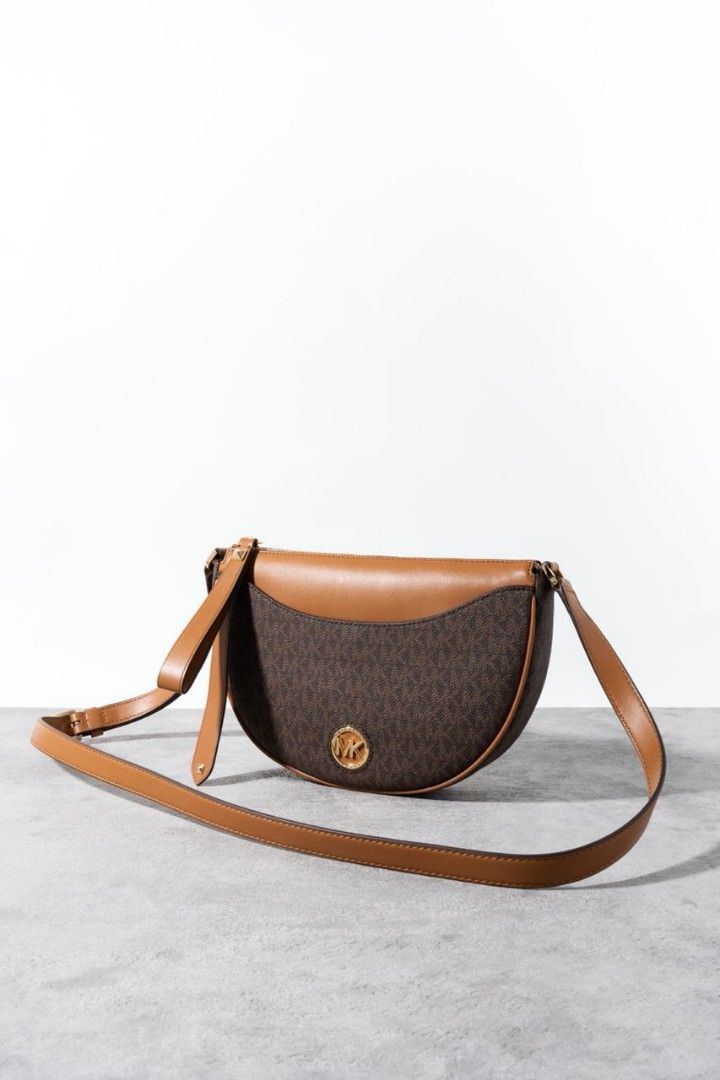 Michael kors medium sales half moon crossbody