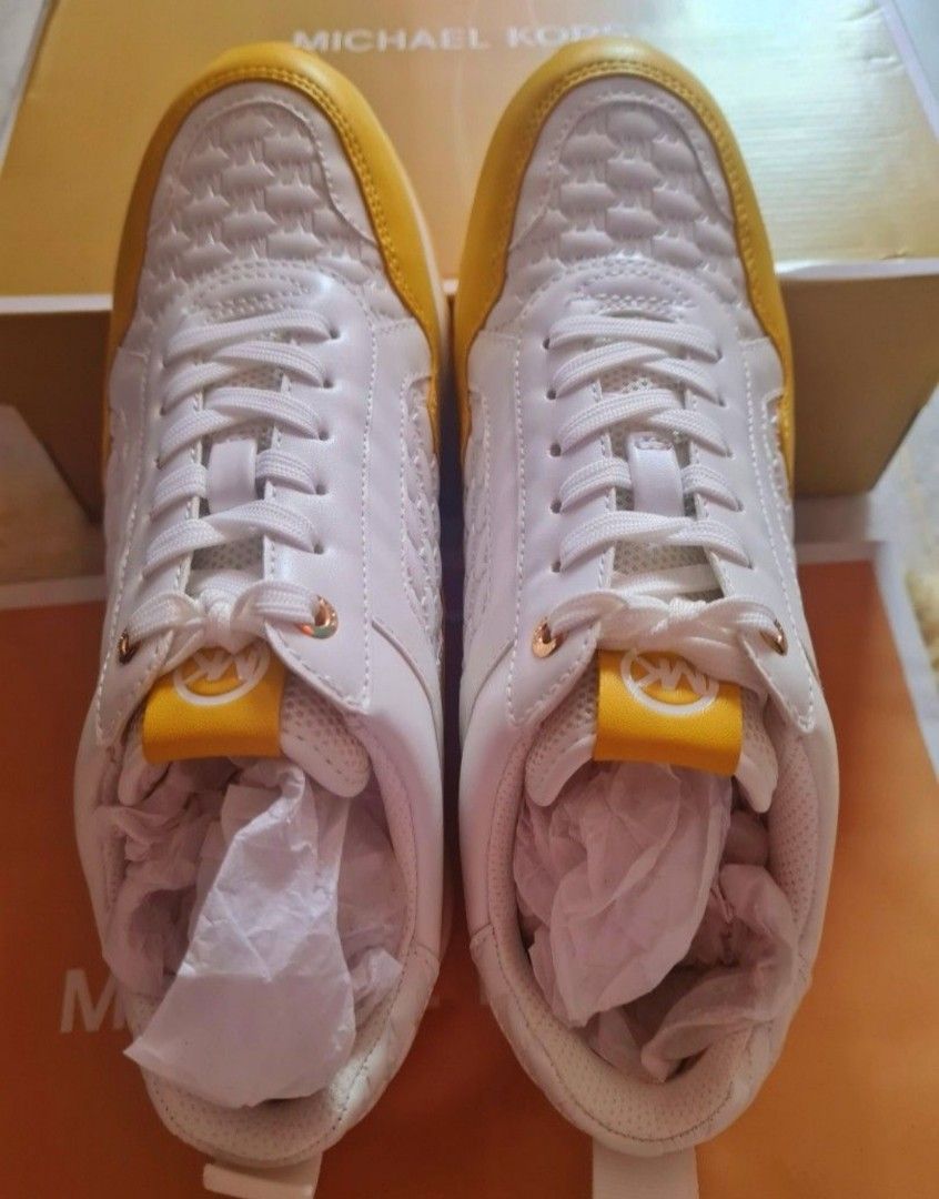 Yellow michael sale kors shoes