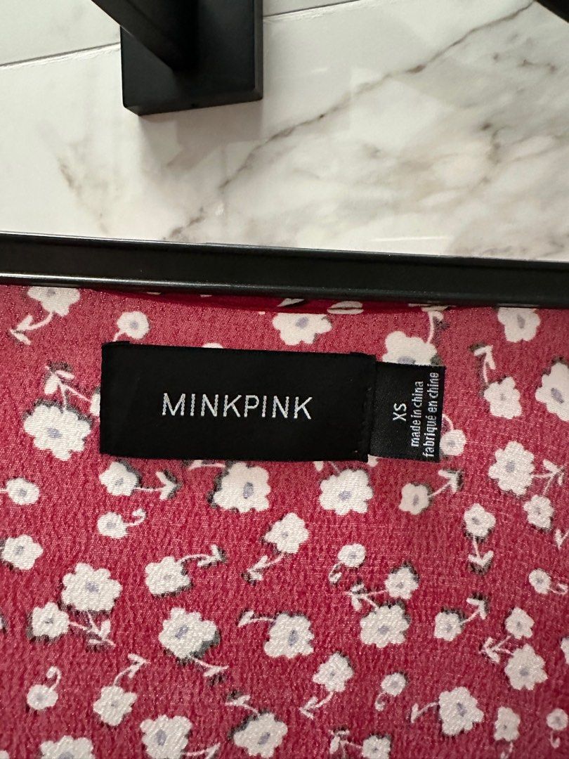 Minkpink roses are red ditty midi dress clearance