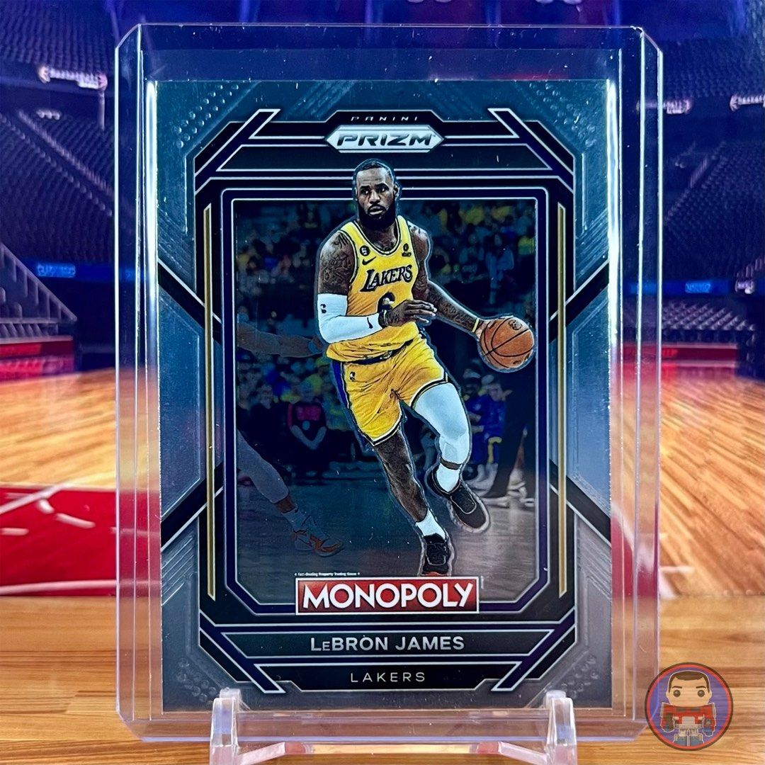 NBA Cards LeBron James 202223 Panini Prizm Monopoly 40, Hobbies