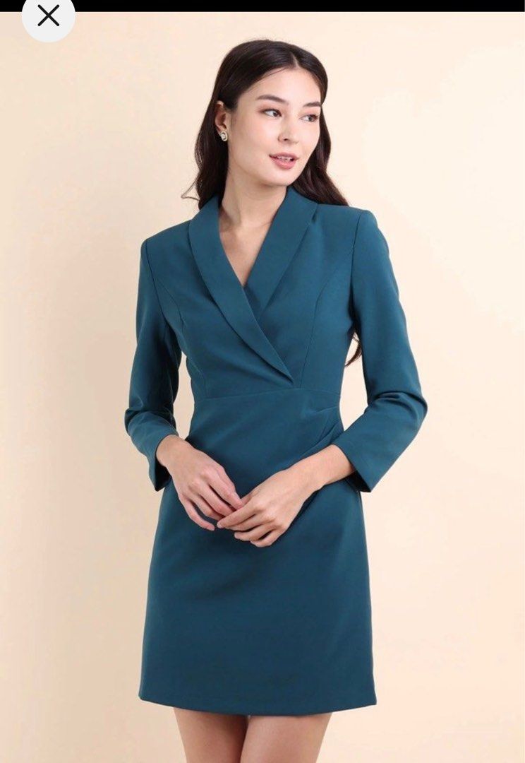 Bright blazer dress clearance