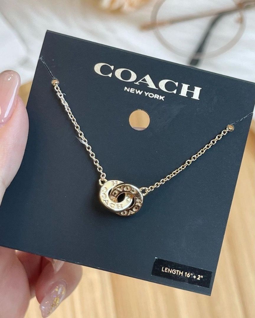 Coach necklace shop