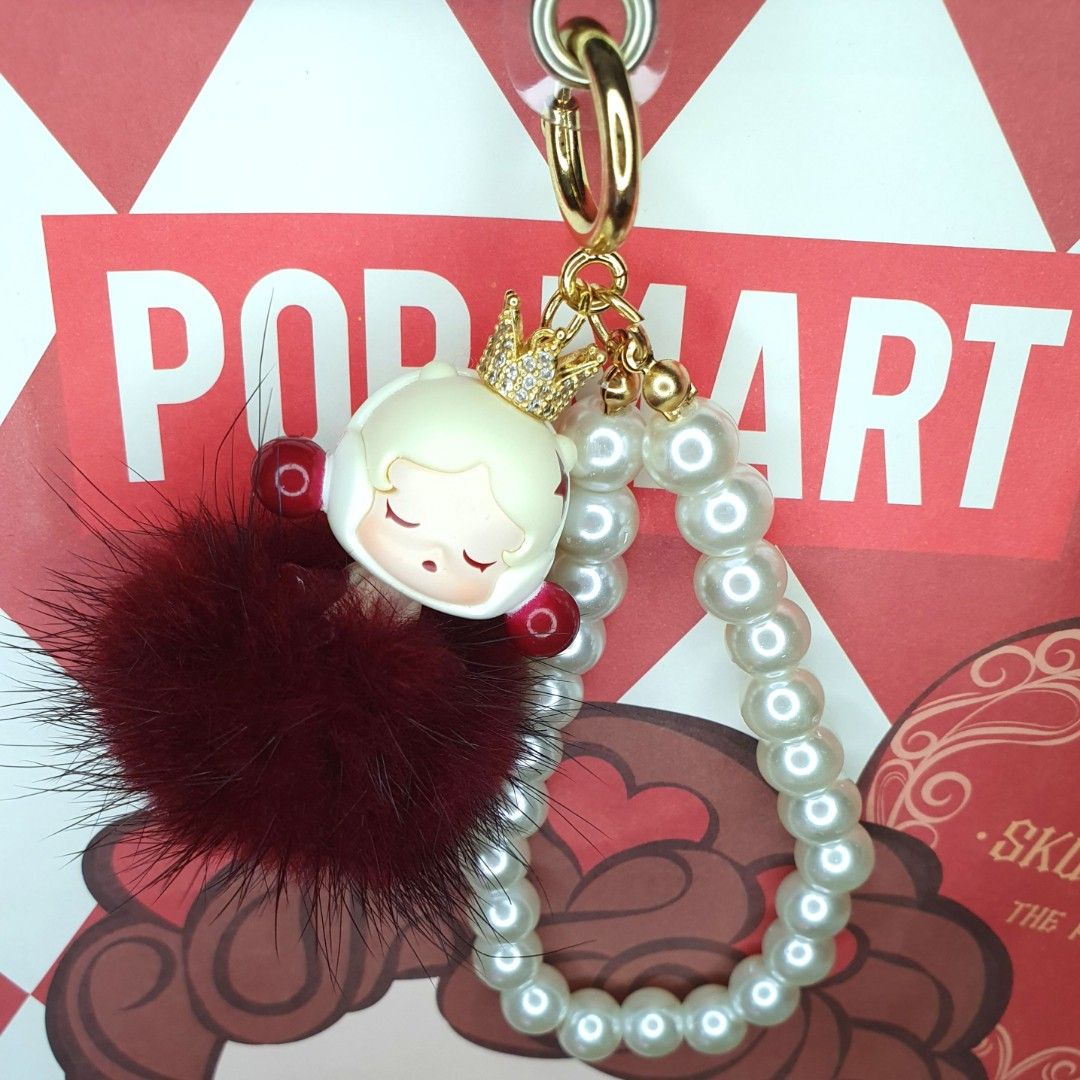 Red best sale hood keychain
