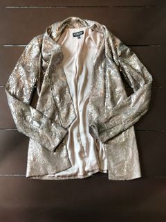 Glitter long jacket store