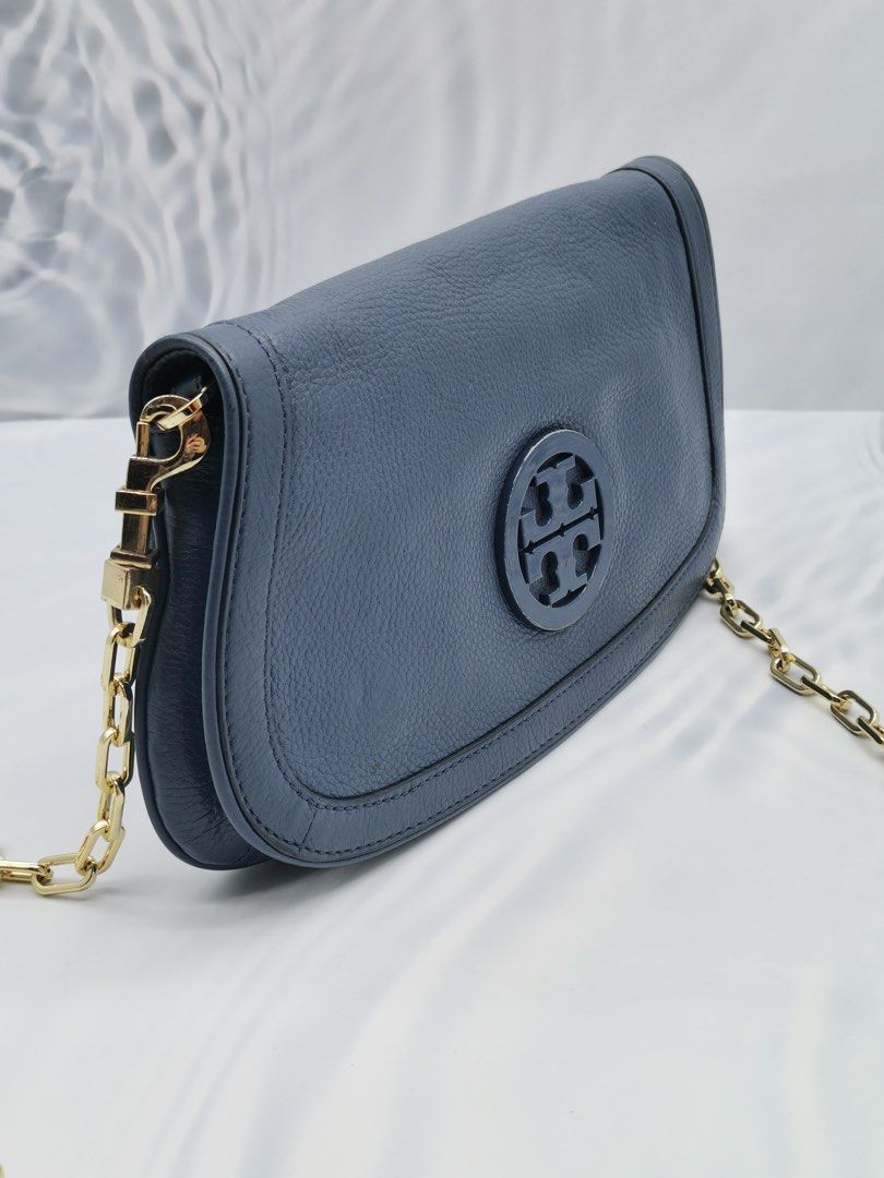 Tory burch blue clutch store