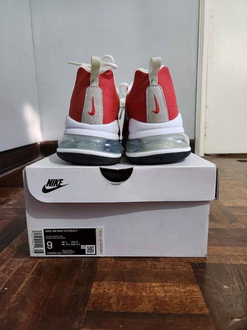 Nike Air Max 270 React Men s Fashion Footwear Sneakers on Carousell