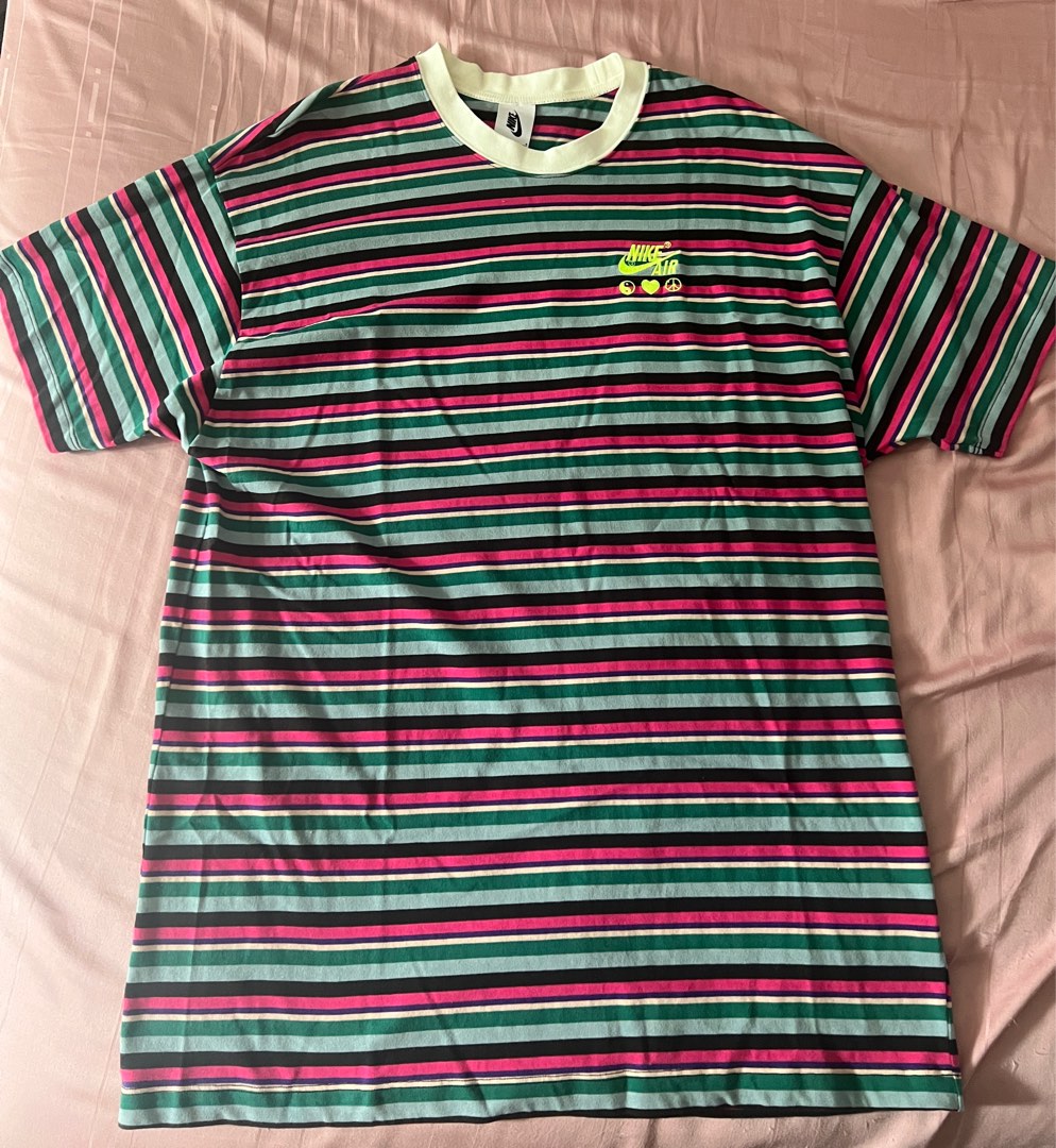 Nike air striped shirt hot sale