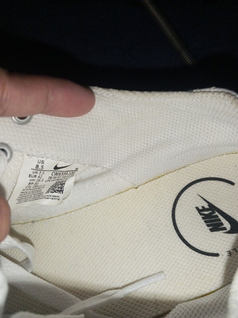 Nike Court Legacy Triple White Men #39 s Fashion Footwear Sneakers on