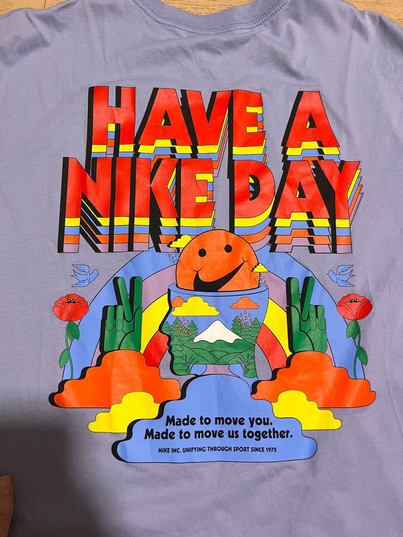 Nike Have a Nike Day Purple Shirt