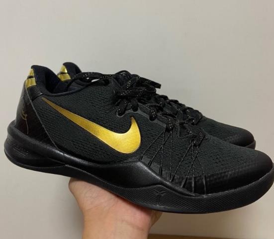Kobe 8 black cheap and gold