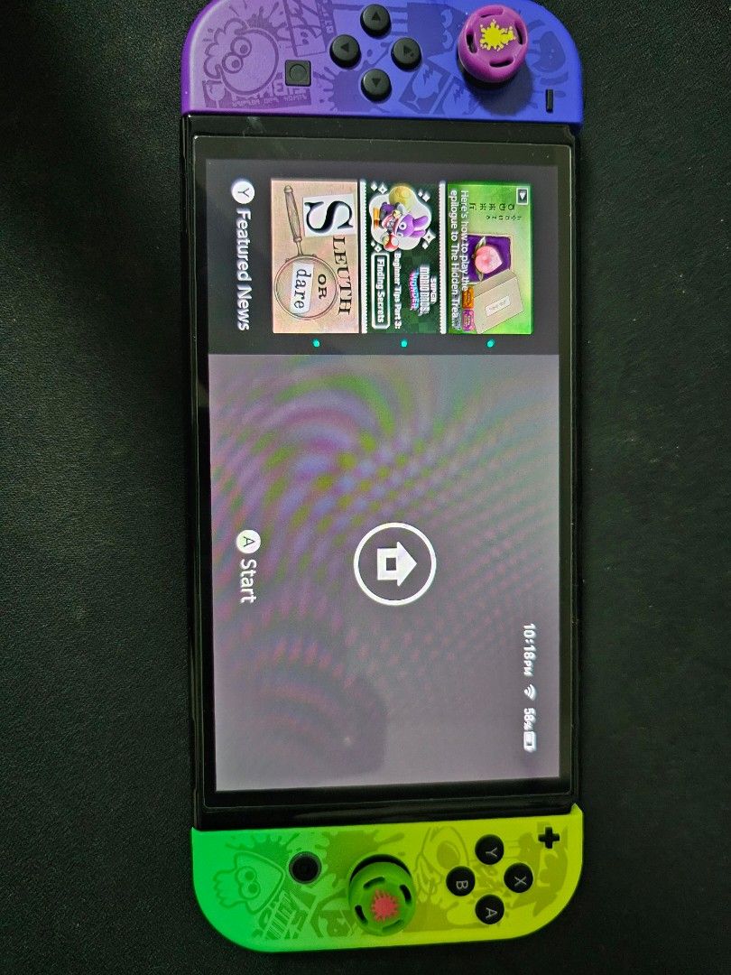 Nintendo Switch OLED Splatoon + 2 Games