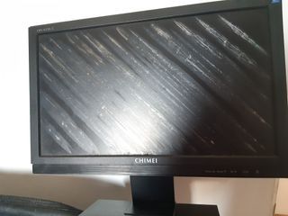 Old Defective Chimei LCD Monitor Burnt screen