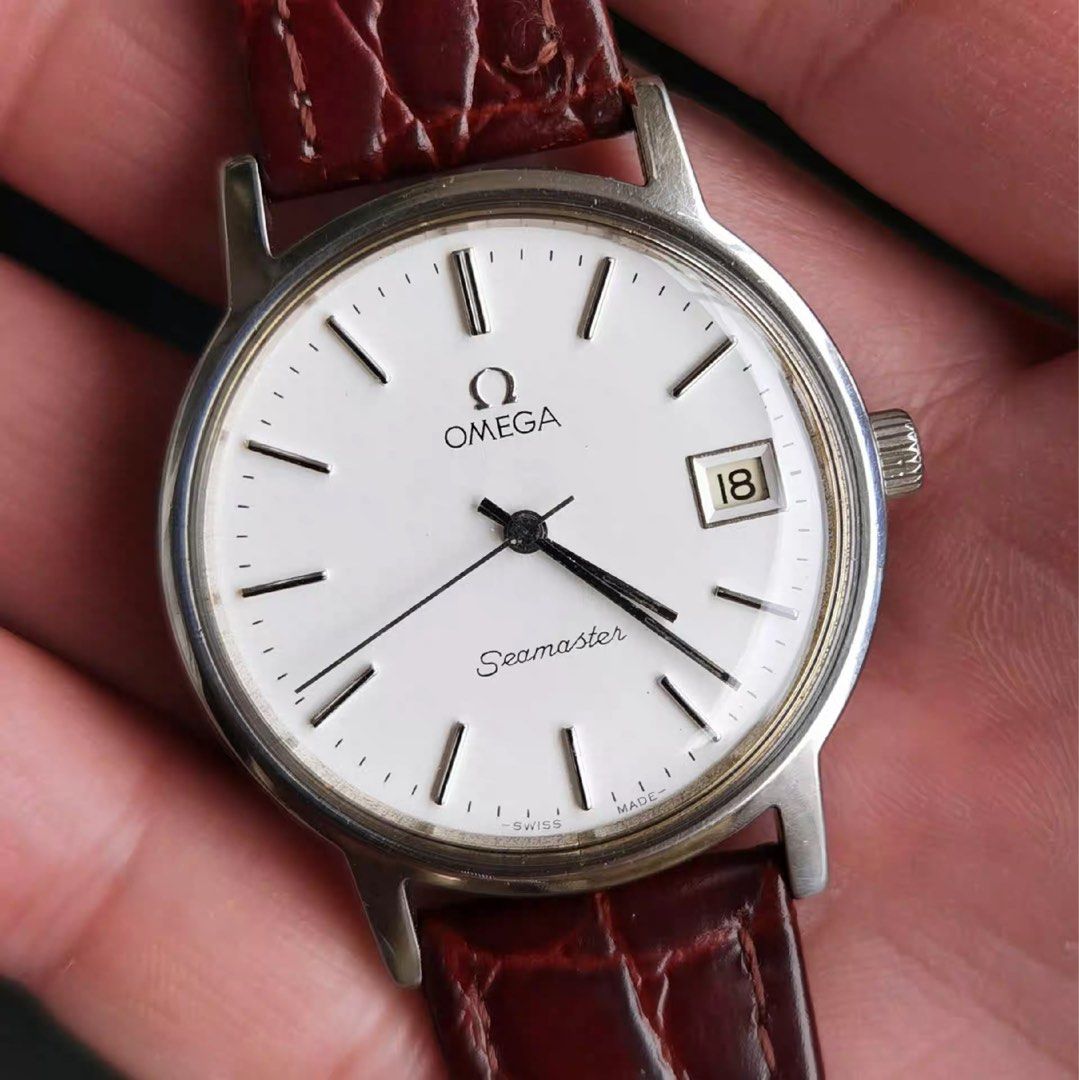 Omega 1030 Seamaster Date Mechanical Watch Luxury Watches on