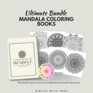 On sale!  Mandalas Coloring Book - Relax, Unwind, and Create!