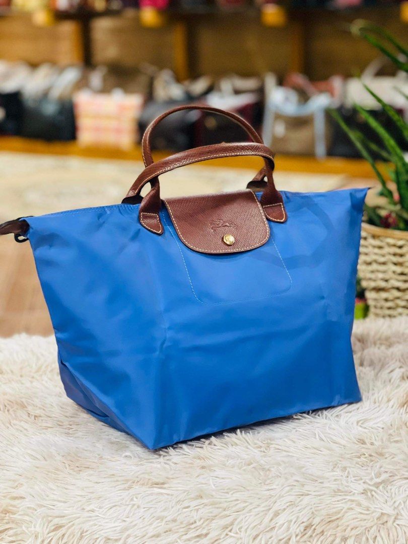 Longchamp le pliage large short handle sales