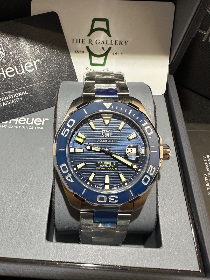 Tag heuer aquaracer calibre 5 automatic 43mm hotsell