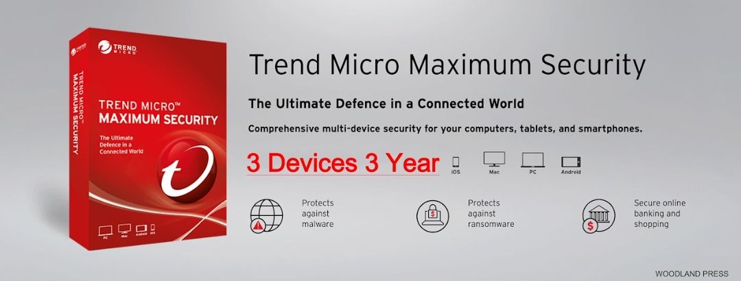 Original Trend Micro Antivirus Software For Windows & MacOS | Internet ...