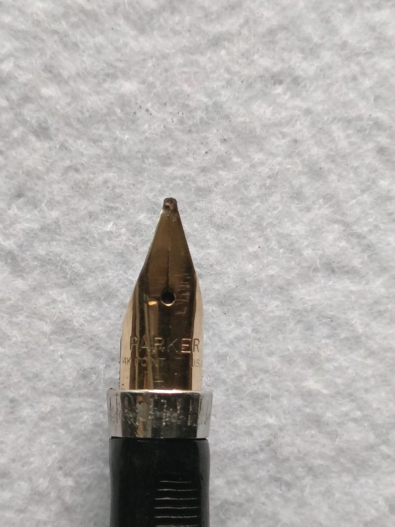 Parker 75 Cisele Sterling Silver 925, 14k Gold Nib Fountain Pen ...