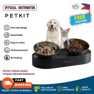 Petkit Fresh 15 Degrees Adjustable Feeding Bowl for Cats and Dogs Pet bowl Pet dog cat food bowl VMI