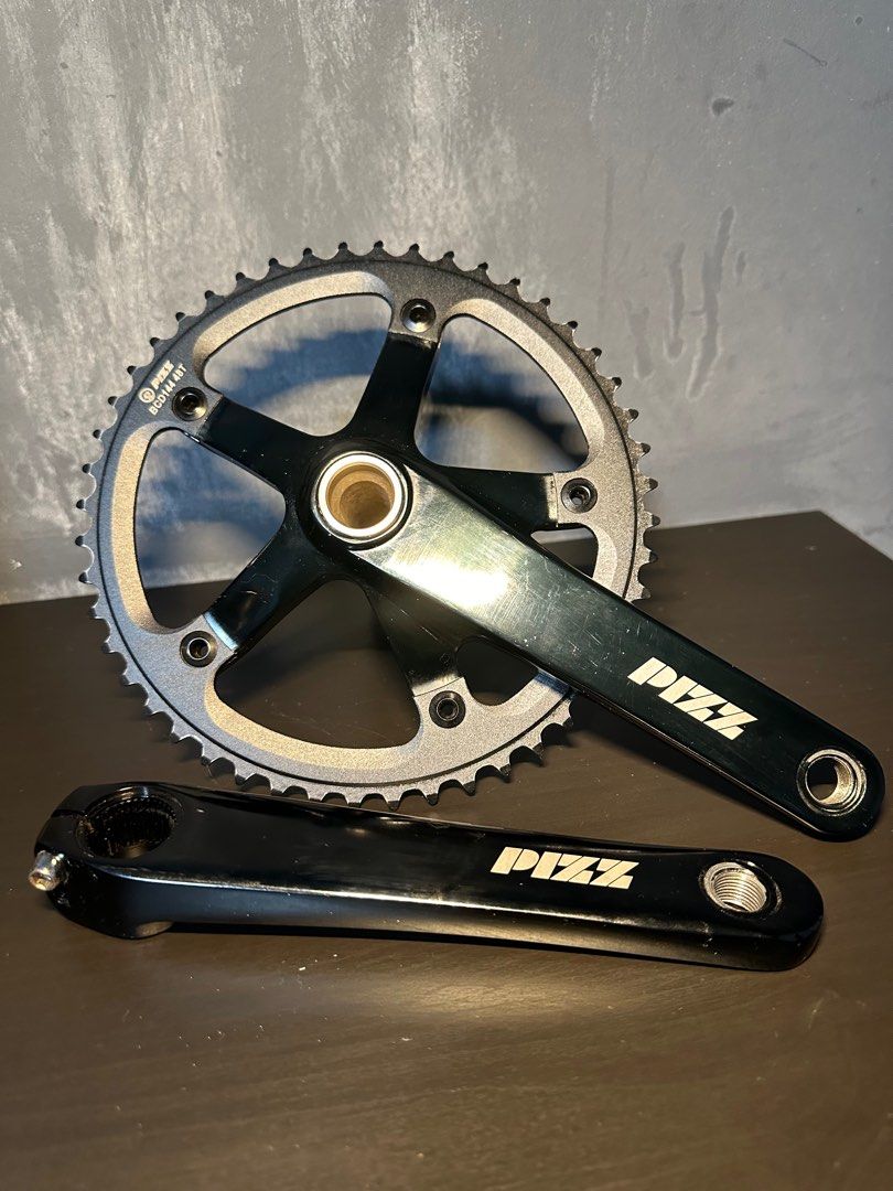 Pizz Hollowtech Crankset for fixie fixed gear bike single speed bicycle