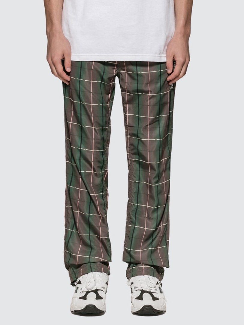 Men plaid clearance track pants