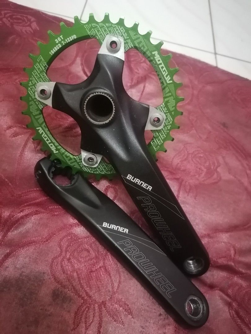 Prowheel outlet burner crankset