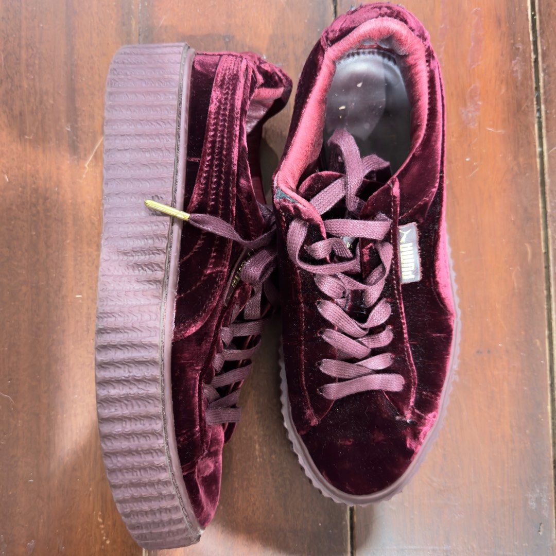 Puma Fenty by Rihanna Creeper Velvet Women s Fashion Footwear