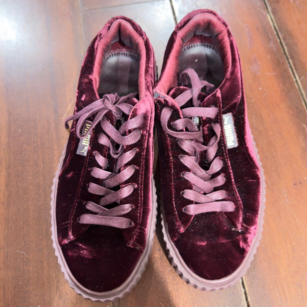 Puma Fenty by Rihanna - Creeper Velvet (Category: Sneakers) located in Quezon City. Submitted by alexxxiii (Listing ID 1279613942, Image 2). Description: slightly negotiable. ☺️.