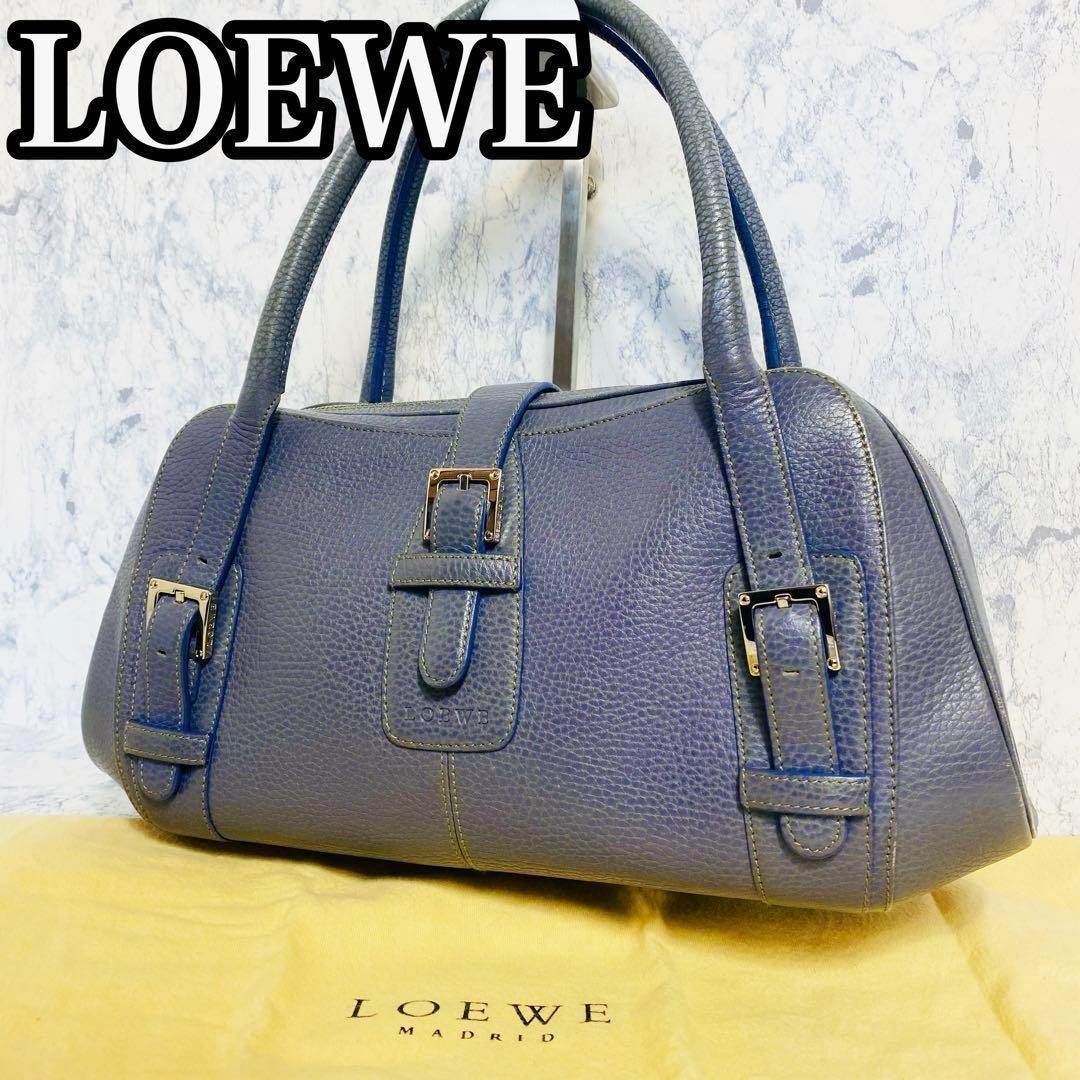 Loewe bicolor logo sales embossed 2way bag