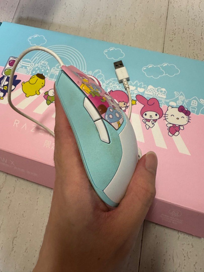 Razer x hello kitty mechanical keyboard and mouse set computers tech