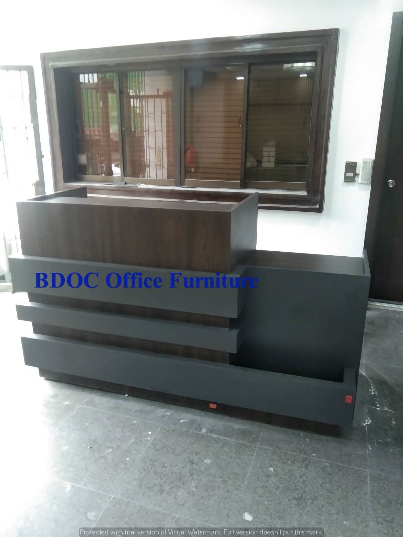 Reception Counter - Office Table - Work Table - Office Furniture ...