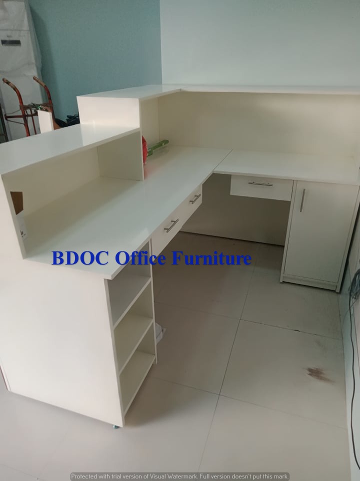 Reception Counter - Office Table - Work Table - Office Furniture ...