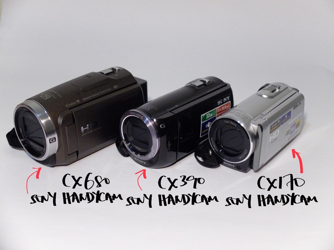 [RENTAL] Sony Handycam Camcorder CX680, CX390, CX170, SX85 Y2K, Vintage, Retro, 90’s Vibes