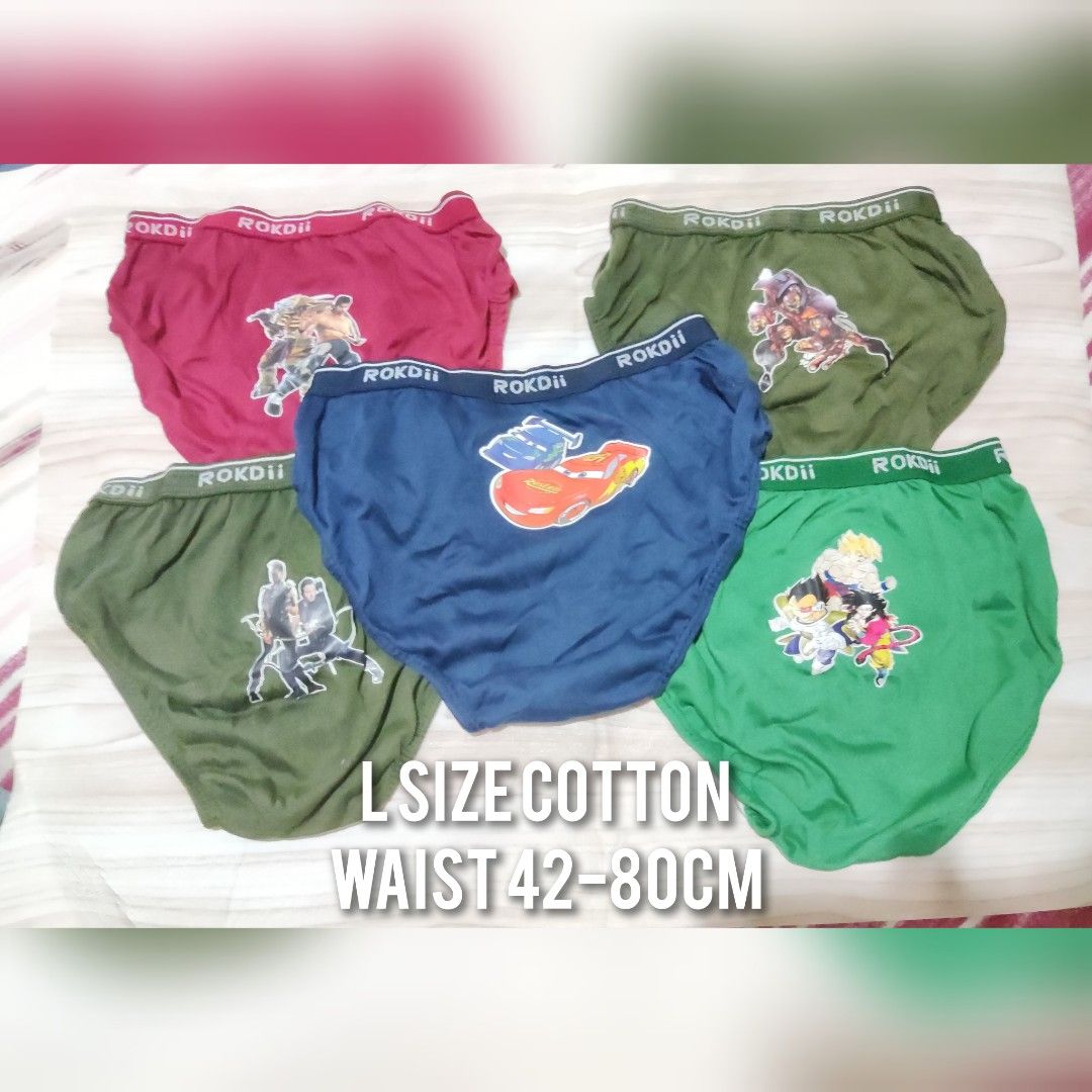 RM 13 for 1 set 5 pcs L size boy underwear, Babies & Kids, Babies & Kids  Fashion on Carousell
