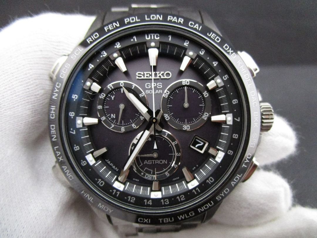 Seiko astron solar shop gps chrono sbxb003