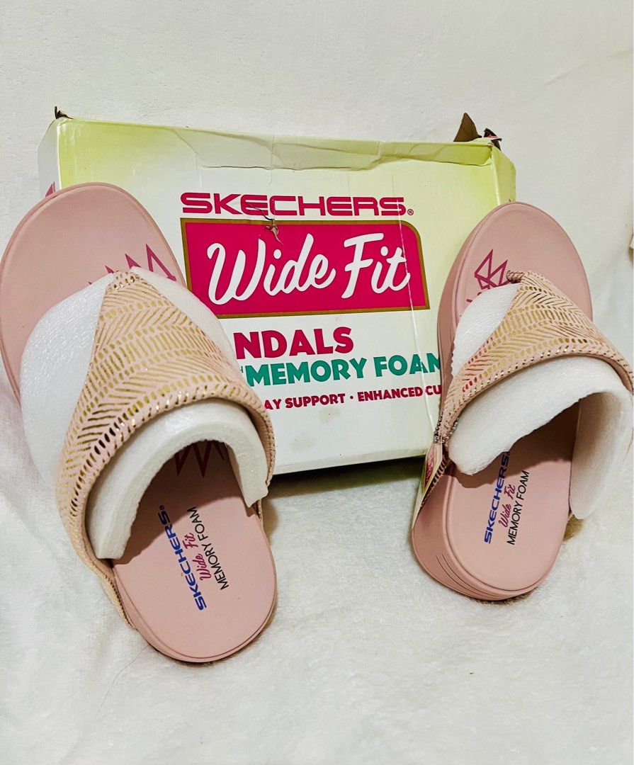 Skechers Relaxed Fit Pink Retrogrades Jupiter Sandals size 7