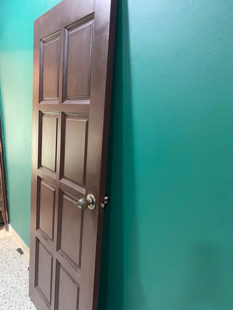 Solid wood door, Furniture & Home Living, Security & Locks, Locks ...