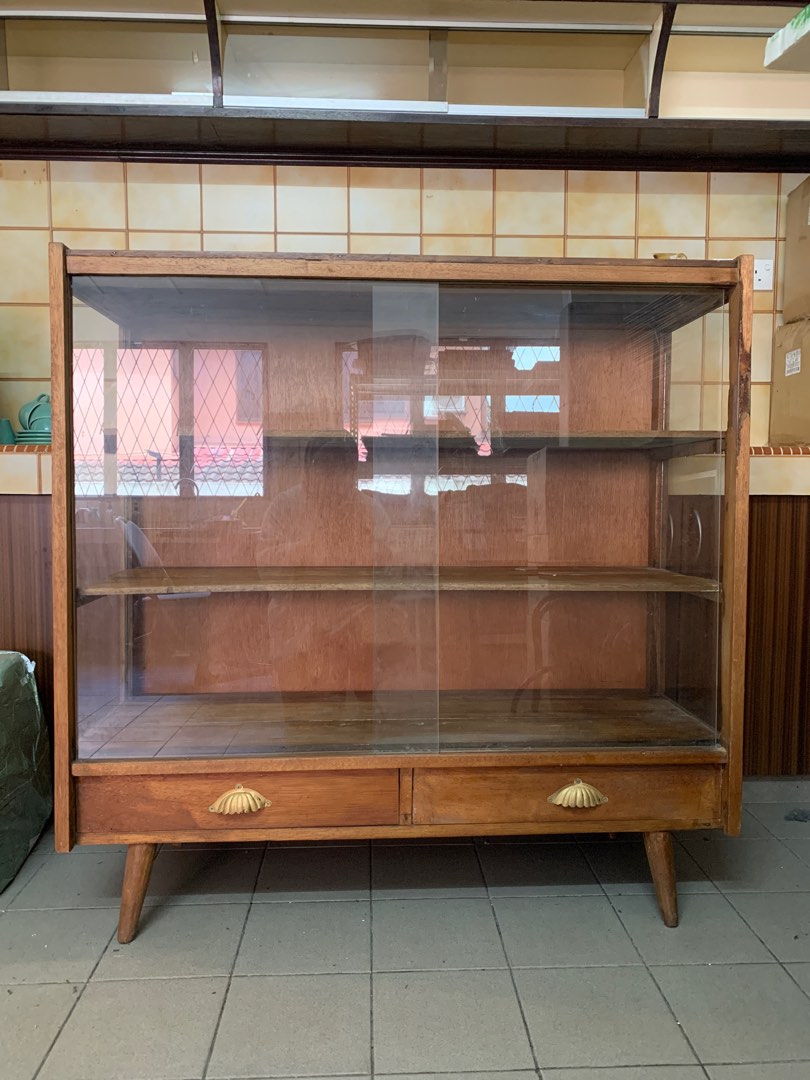 Solid Wood Glass Display Furniture & Home Living, Furniture