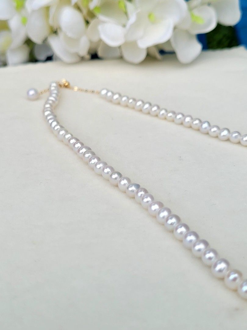 White pearl discount necklace price