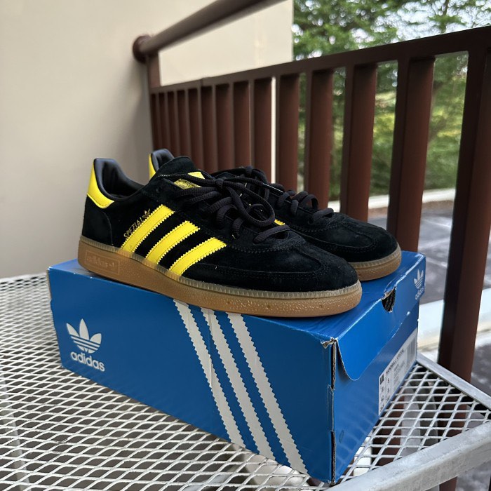 Spezial Handball Black Yellow Men s Fashion Footwear Sneakers