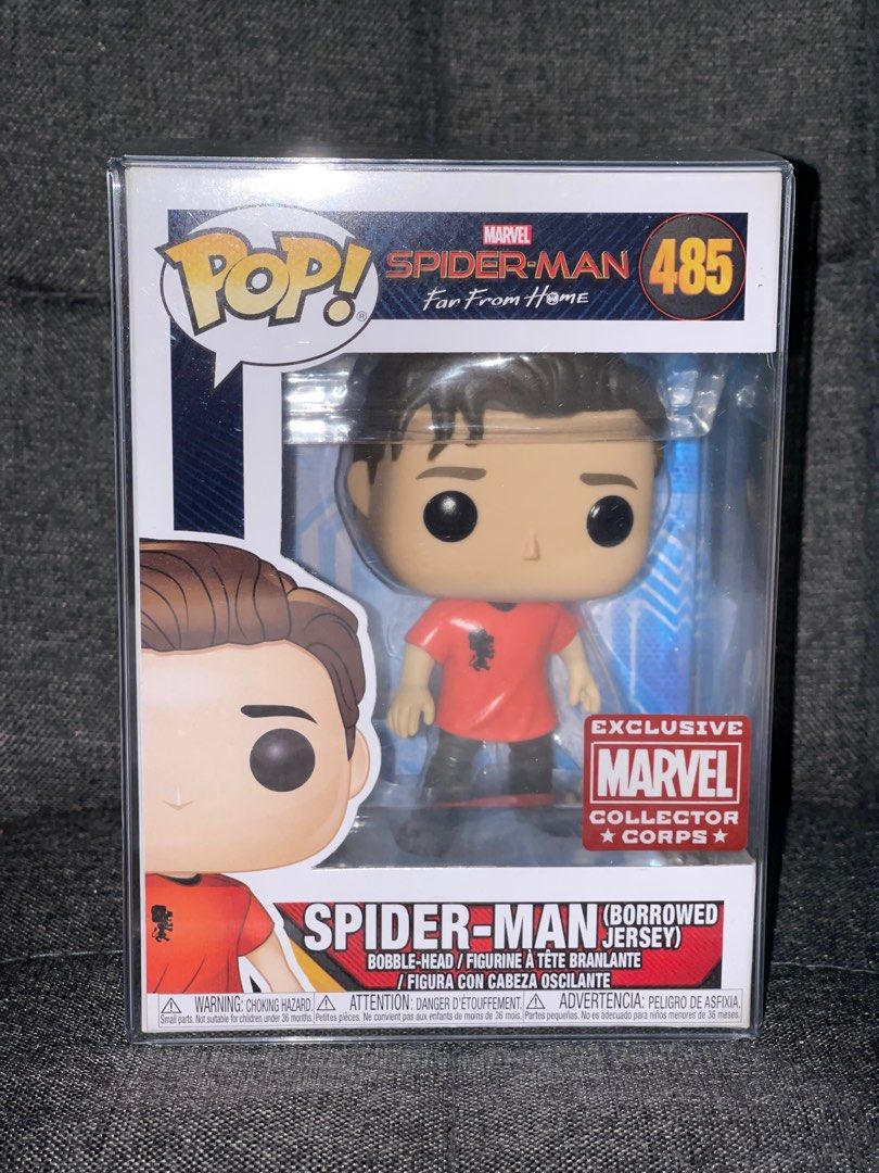 Spider man Borrowed Jersey Far from home Spiderman Funko Pop
