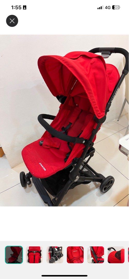 Maxi cosi red stroller outlet